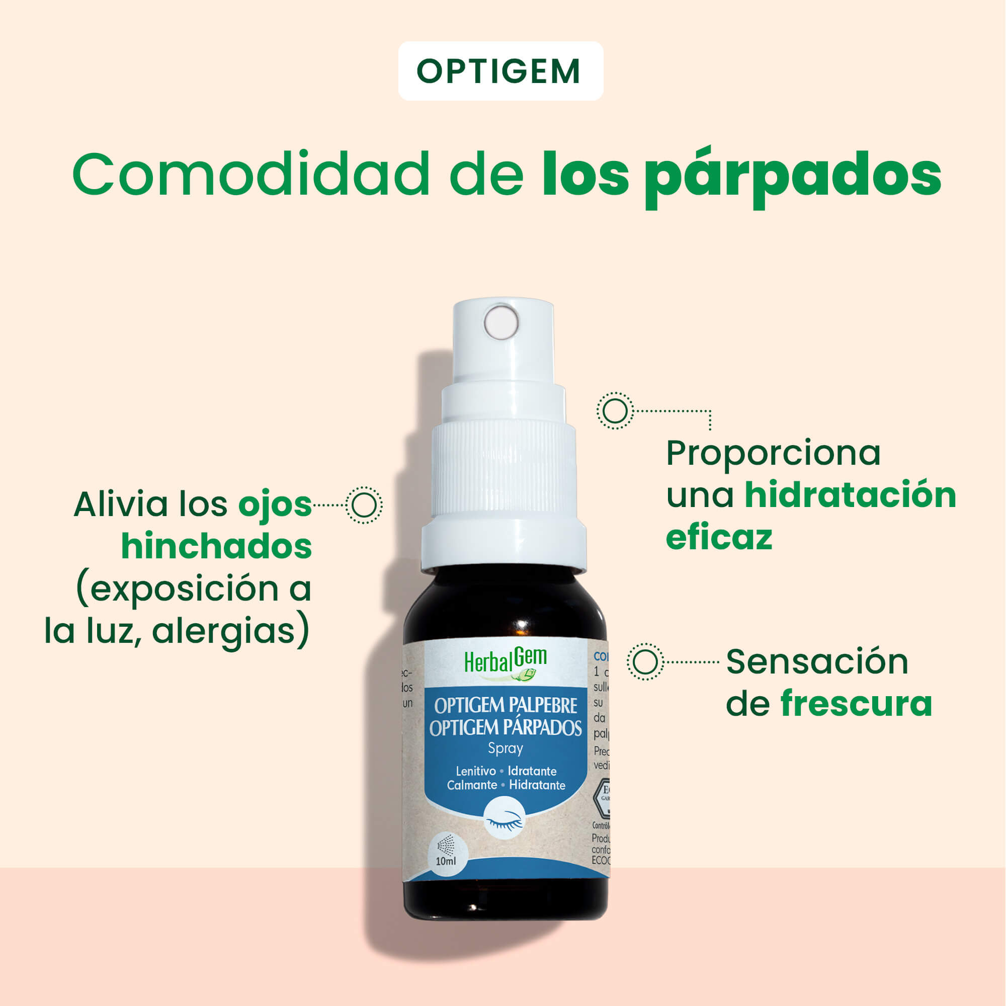 Optigem Spray Parpados Bio 10 ml - Bio