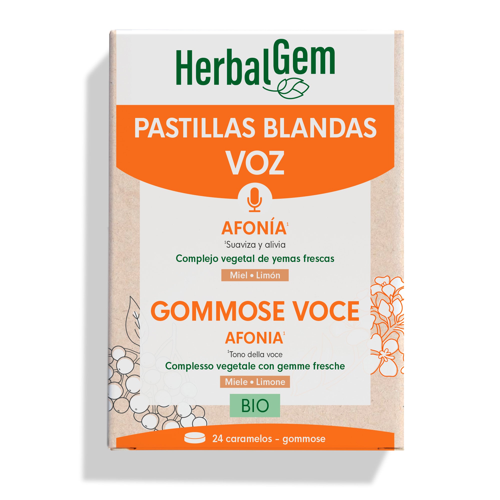 Pastillas blandas voz - Bio