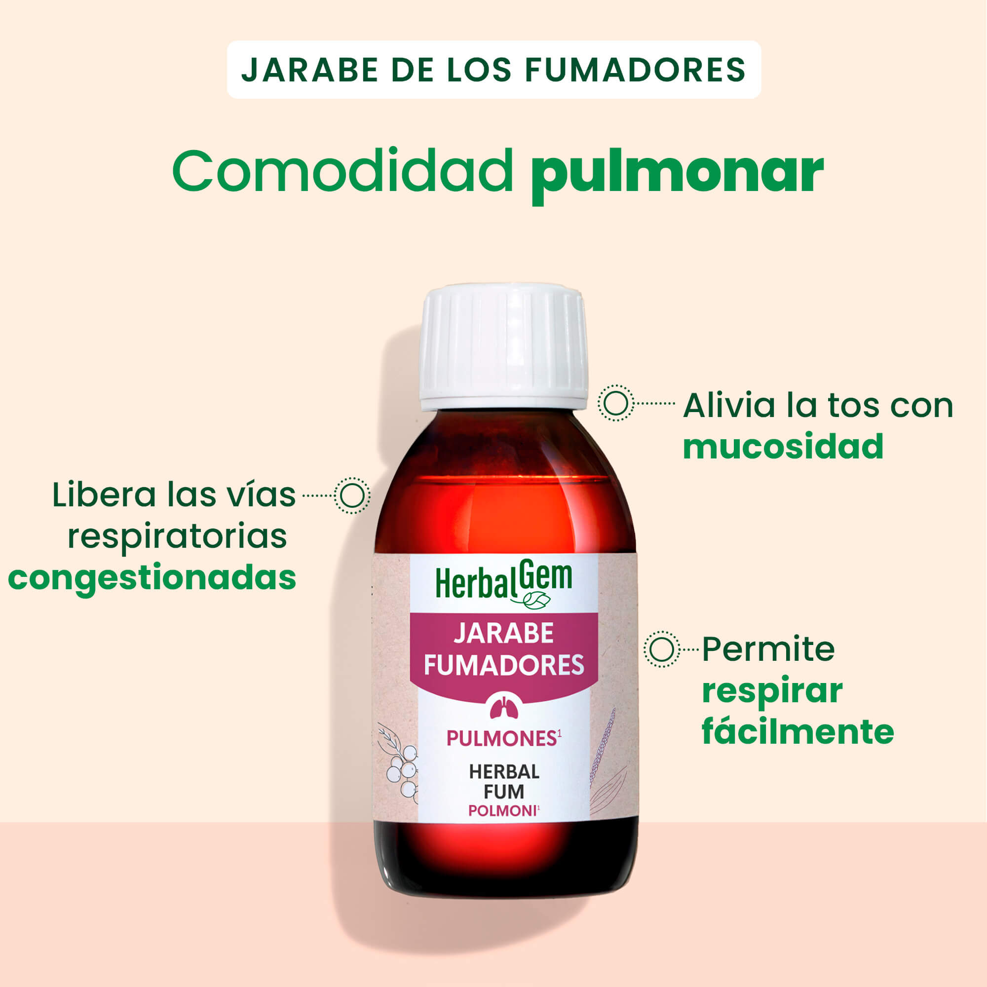 Jarabe Fumadores Vías respiratorias - Bio